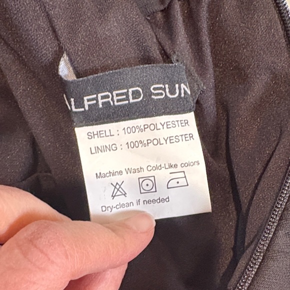 ALFRED SUNG Black Bridesmaid Dress - Picture 4 of 5